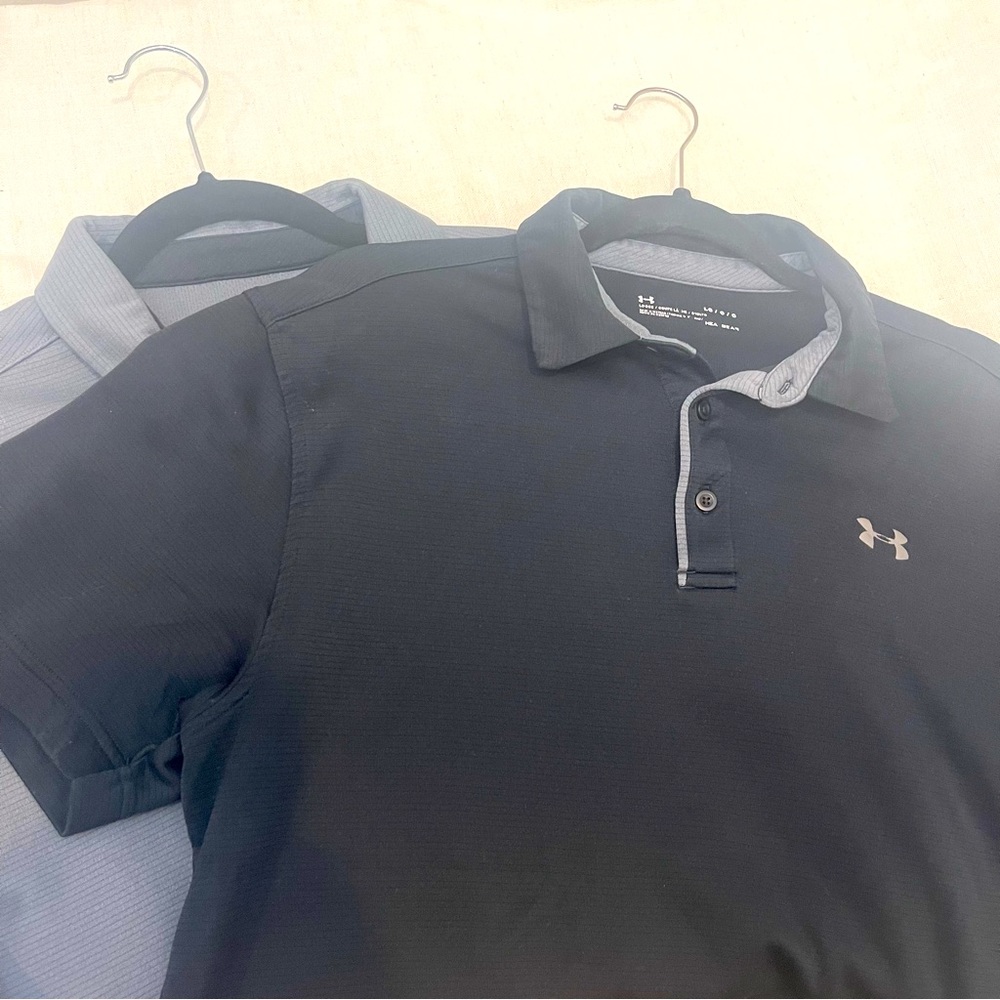 Under Armour Men’s Polo Shirt - 2 PACK SIZE L USED